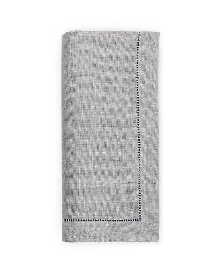 Sferra Festival Solid Grey Table Linens Gracious Style